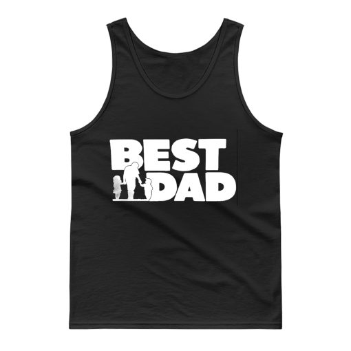 Best Dad Fathers And The Childern Tank Top