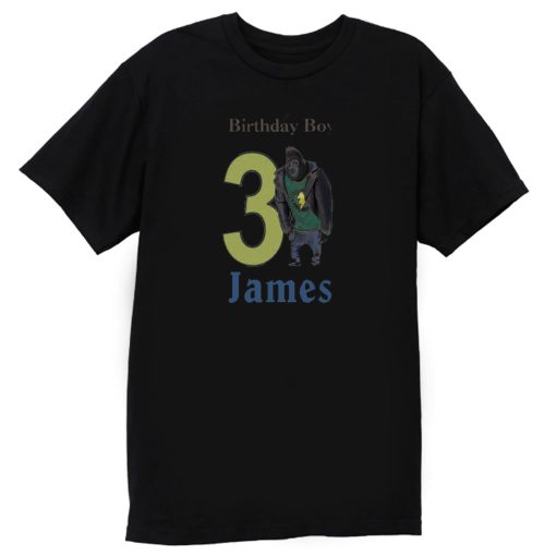 Birthday Boy James King Kong T Shirt