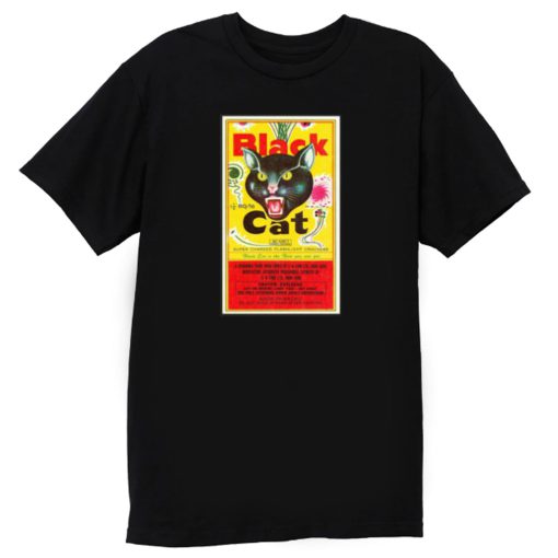 Black Cat Fireworks T Shirt