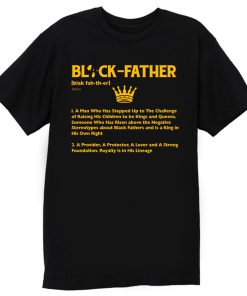 Black Father Definition Black Lives Matter T Shirt