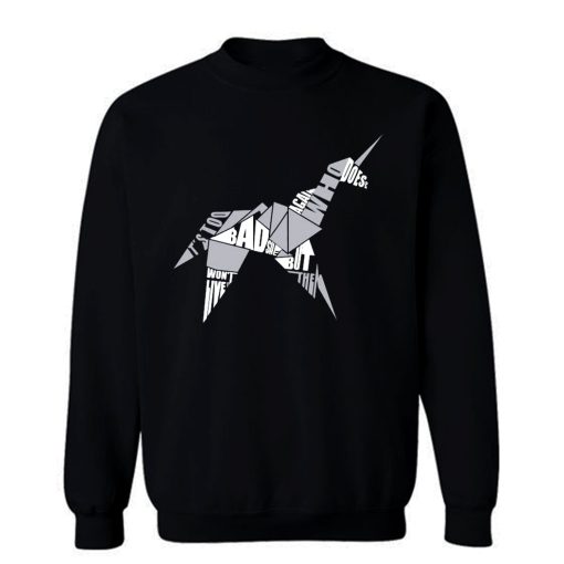Blade Runner Origami Unicorn Sweatshirt