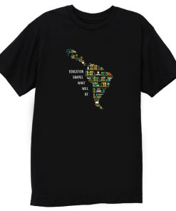 Book Map Education Shape What Will Be T Shirt