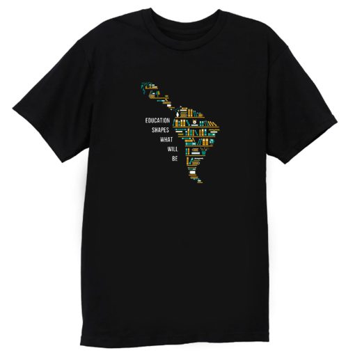 Book Map Education Shape What Will Be T Shirt