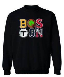 Boston Baseball Basket Ball fan Lover Sweatshirt
