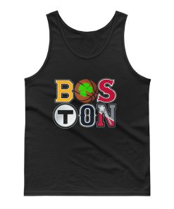 Boston Baseball Basket Ball fan Lover Tank Top