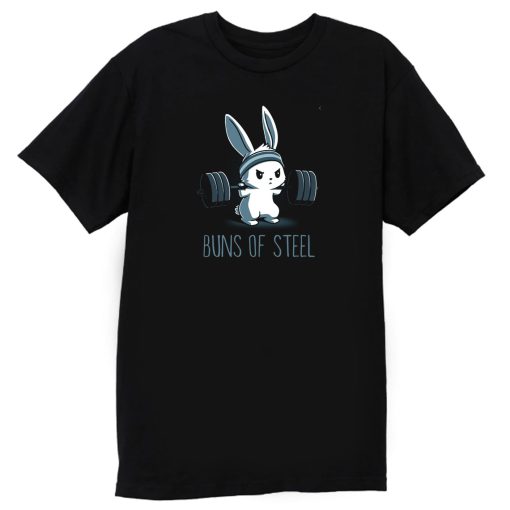 Buns Of Steel Bunny Gym Funny T Shirt