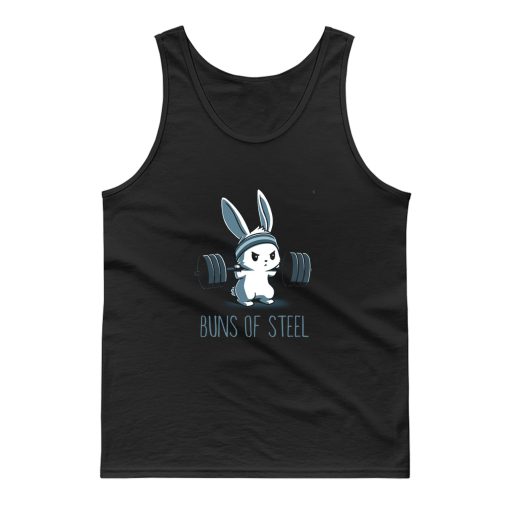 Buns Of Steel Bunny Gym Funny Tank Top