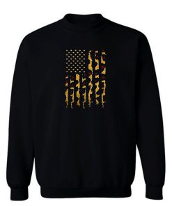 Cheetah American Flag Sweatshirt