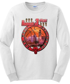 Chicago Bulls Repeat 3 Peat 1998 NBA Championship 90s Vintage Retro Long Sleeve