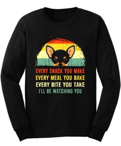 Chihuahua Quote Vintage Dog Long Sleeve