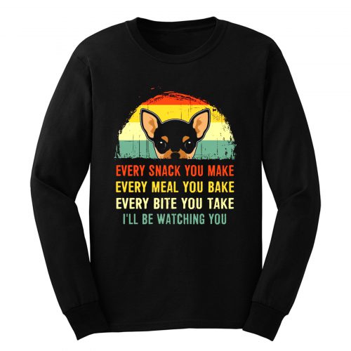 Chihuahua Quote Vintage Dog Long Sleeve