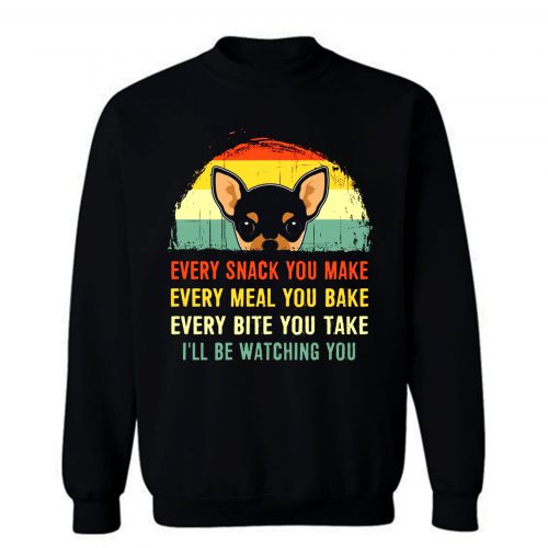 Chihuahua Quote Vintage Dog Sweatshirt
