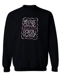 Cute Alphabet Sweatshirt