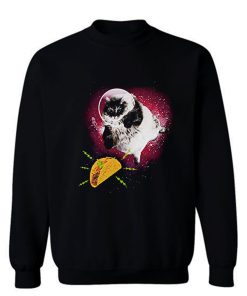 Cute Astronot Cat Get Nachos Sweatshirt