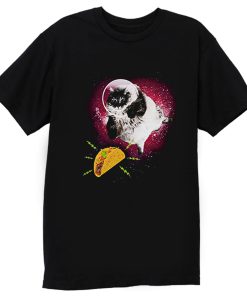 Cute Astronot Cat Get Nachos T Shirt
