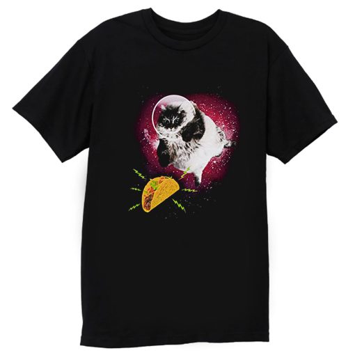 Cute Astronot Cat Get Nachos T Shirt