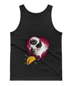 Cute Astronot Cat Get Nachos Tank Top