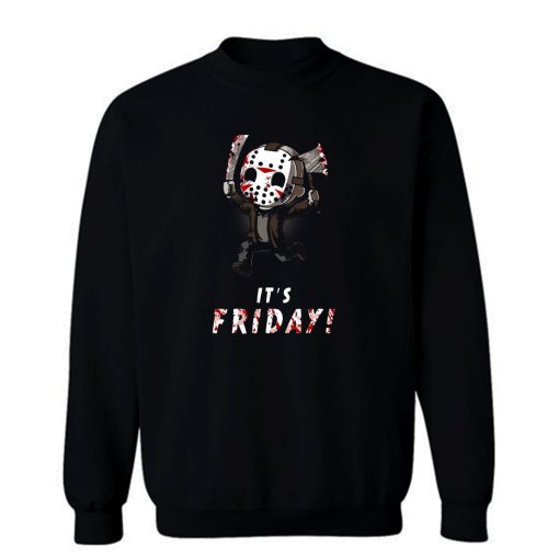 Cute Jason Friday The 13th Horror Scary Funny Sweatshirt