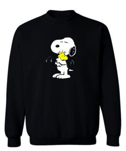 Cute Peanut Hug Snoopy Sweatshirt