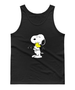 Cute Peanut Hug Snoopy Tank Top