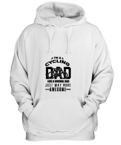 Cycling Dad Funny Vintage Cyclist Fathers Hoodie