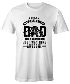 Cycling Dad Funny Vintage Cyclist Fathers T Shirt