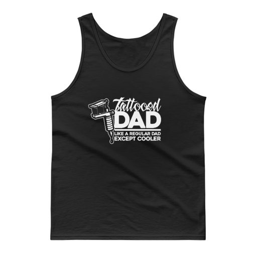 Dad Tattoo Biker Metal Tank Top