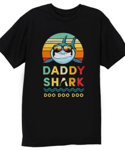 Daddy Shark Vintage Style T Shirt