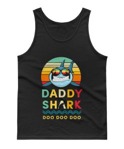 Daddy Shark Vintage Style Tank Top
