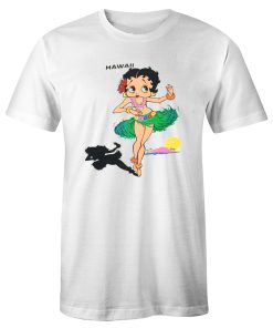 Dancing Girl Hawaii Sunset Beach Island T Shirt