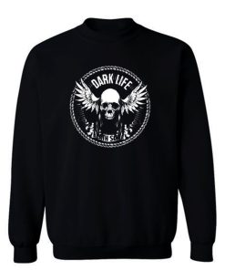 Dark Life Skull Wings Sweatshirt