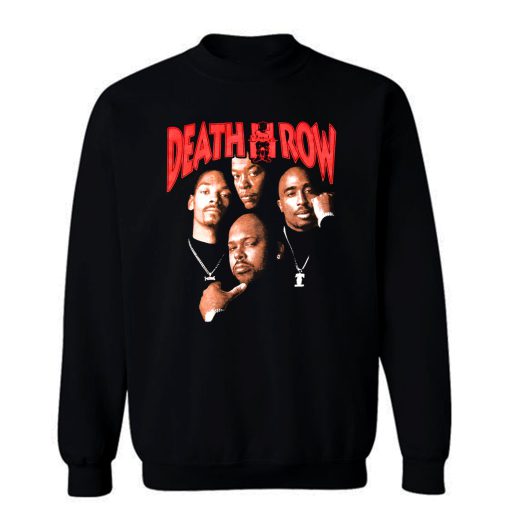 Death Row Records Tupac Dre Retro Sweatshirt
