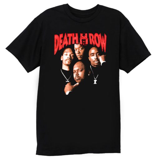 Death Row Records Tupac Dre Retro T Shirt