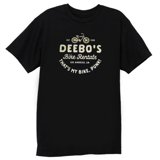 Deeboos Bike Rentals Punk Los Angeles T Shirt
