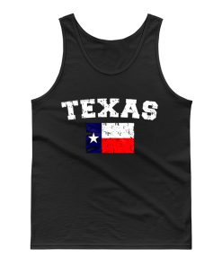 Distressed Texas Flag Texan Pride The Lonestar State Tank Top