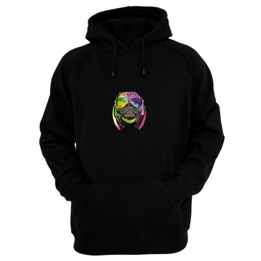 Dj Pug Colourful Hoodie