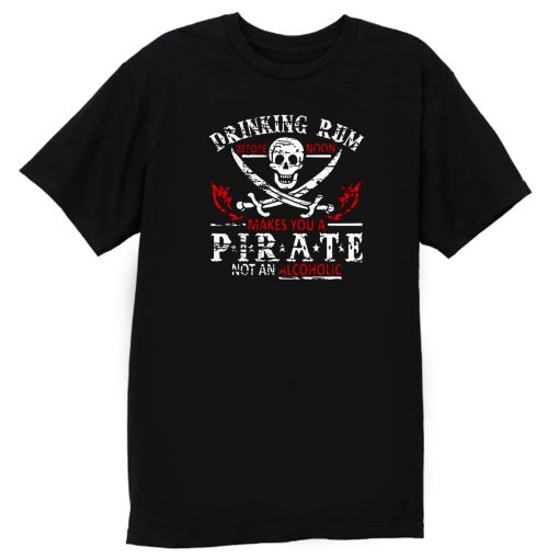 Drinking Rum Pirate T Shirt