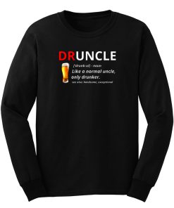 Druncle Beer Definition Long Sleeve