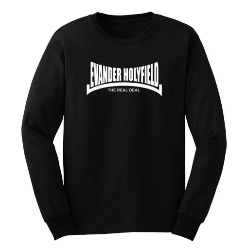 Evander Holyfield The Real Deal Boxing Long Sleeve
