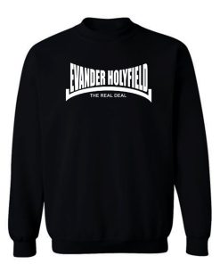 Evander Holyfield The Real Deal Boxing Sweatshirt