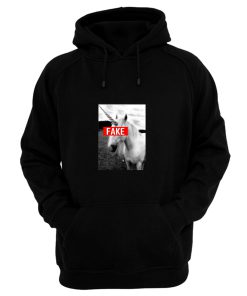 Fake Unicorn Hipster Funny Hoodie