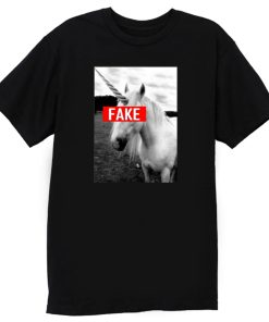 Fake Unicorn Hipster Funny T Shirt