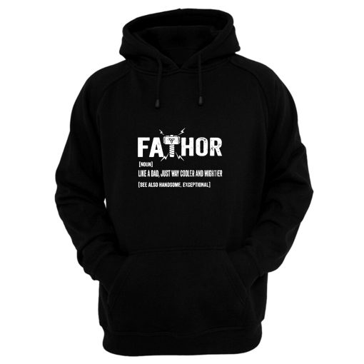 Father Thor FaThor Funny Dad Viking Hoodie