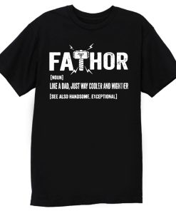 Father Thor FaThor Funny Dad Viking T Shirt
