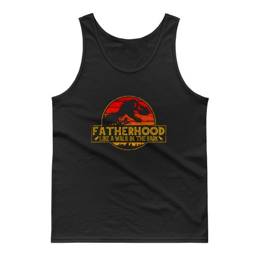 Fatherhood Jurassic Park Tank Top