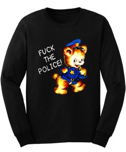 Fuck the Police Cat Long Sleeve
