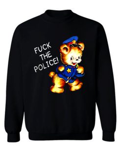 Fuck the Police Cat Sweatshirt