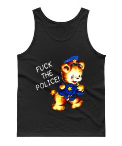 Fuck the Police Cat Tank Top