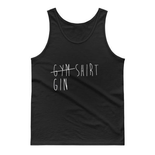 Funny Gym Gin And Tonic Tank Top