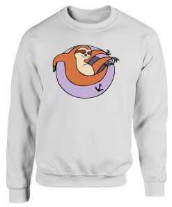 Funny Sloth Swiming Sweatshirt